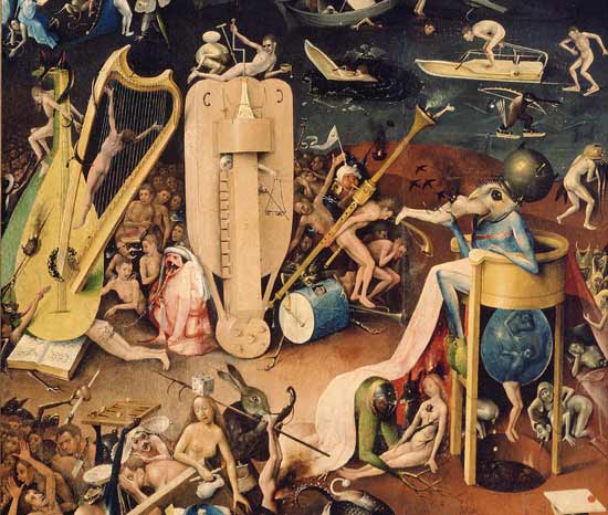 Zahrada pozemských rozkoší - Hireonymus Bosch